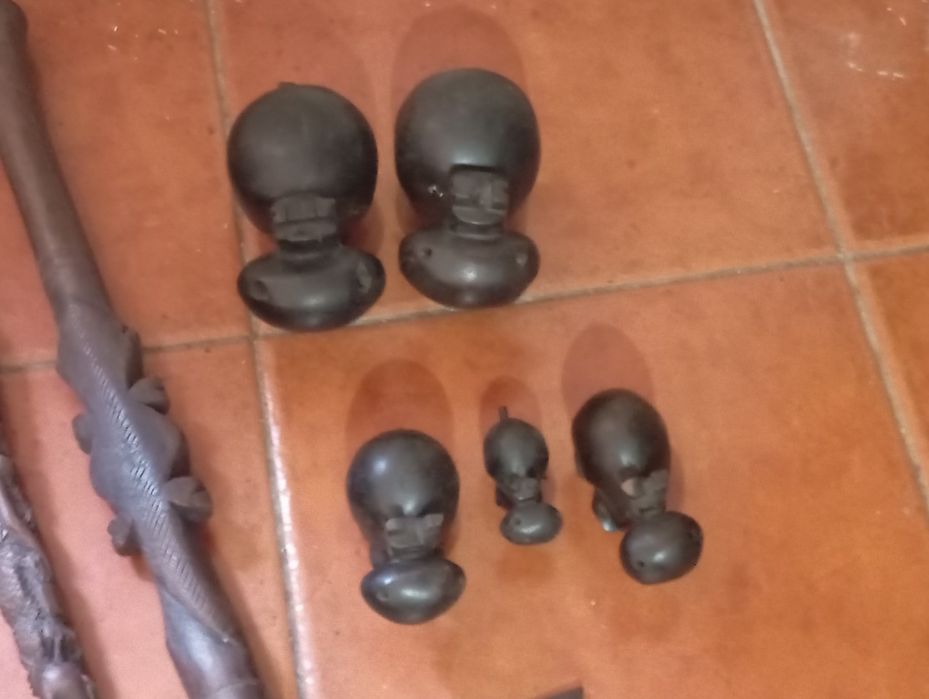 Artigos decoração em pau preto