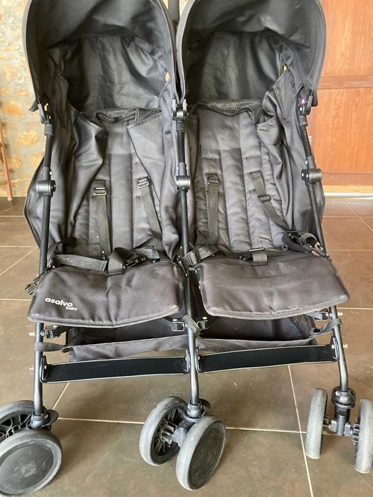 Carrinho de gémeos (marca: asalvo)