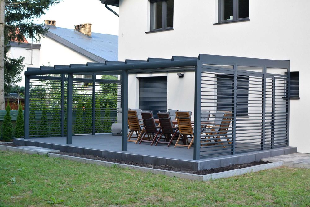 ++ Aluminiowe Zadaszenia Tarasów, Szklane ściany Super Jakość ++