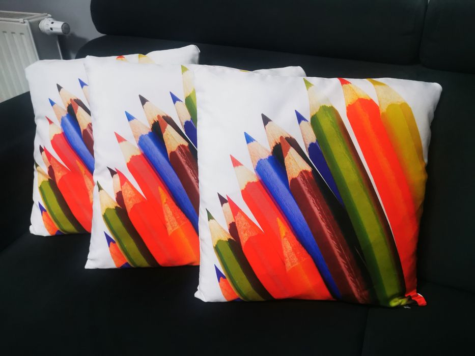 Komplet 3 poduszek 50 x 50