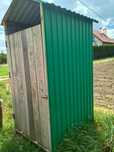 Toaleta WC budowlane metalowe na działkę budowę