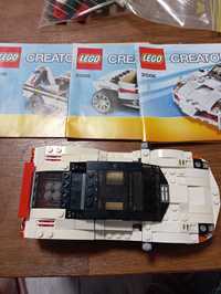 Lego Creator 31006 auto białe super komplet z instrukcjami