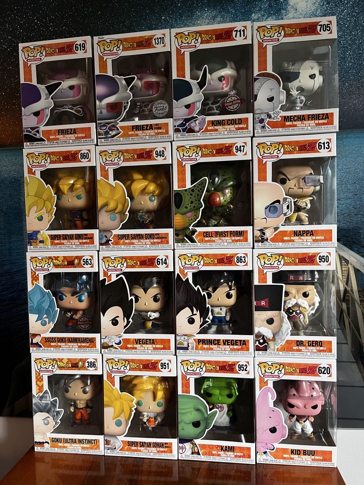 Funko pop dragon ball goku shenron vegeta i inne