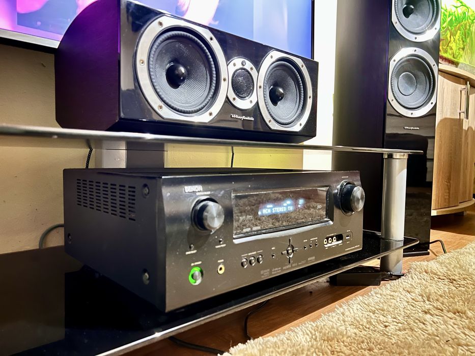 Zestaw kina domowego wharfedale diamound + ampituner denon