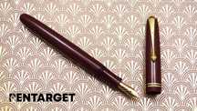 stare pióro wieczne - vintage, 1945, Regina Burgundy