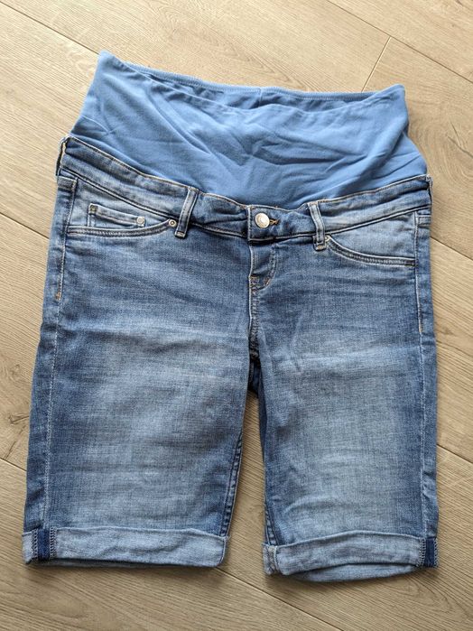Spodenki shorty ciążowe jeansowe H&M M/38 stan idealny
