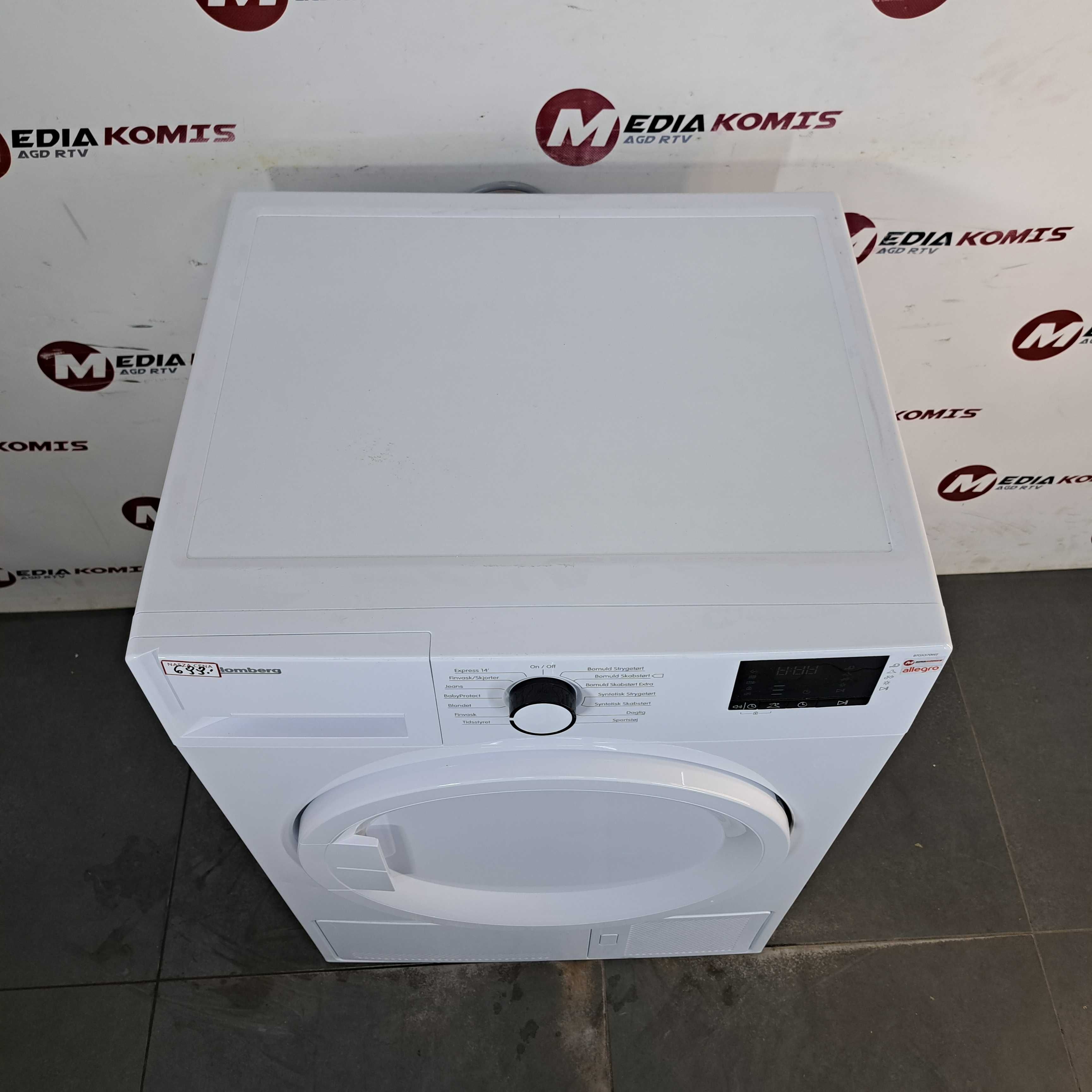 Suszarka Blomberg BTGX370W2 (12 m-scy gwar)Klasa B/7 kg/65 dB/ 56,8 gł