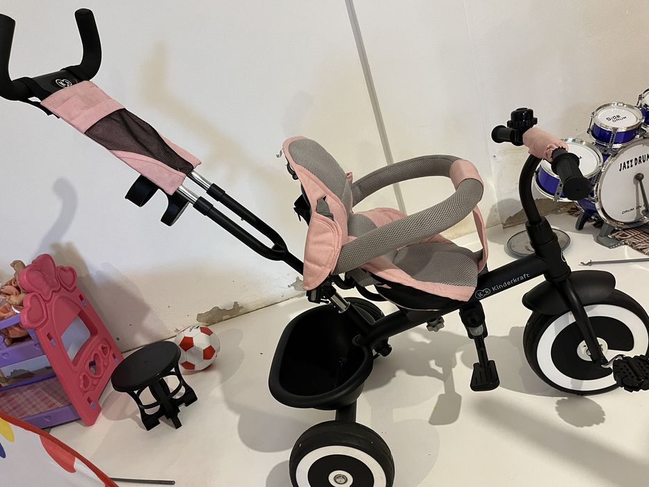 Triciclo evolutivo Kinderkraft rosa