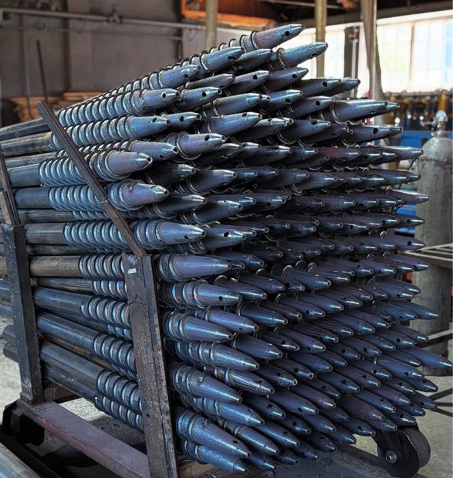 ГЕОШУРУПИ гвинтова паля (свая) 1.5 м 5 м оцинкований фундамент швидкий