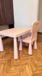 Десткая мебель, стол и стул Ikea