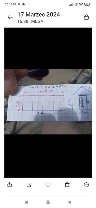 Namiot szklarnia  16.5 m/kwadratowyc 3 x 5 Zgorzelec