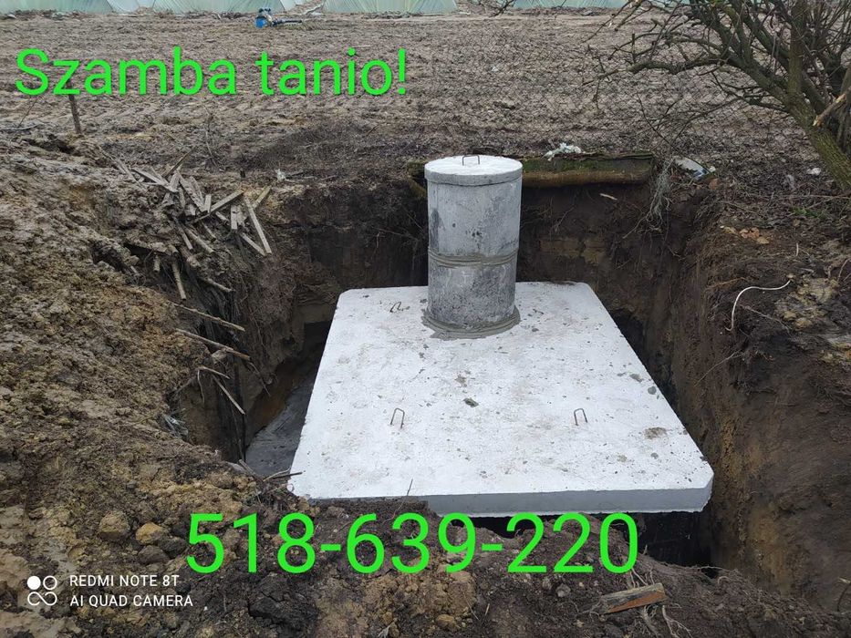 Szambo Betonowe, Betonowy zbiornik na Deszczówkę Atest PZH