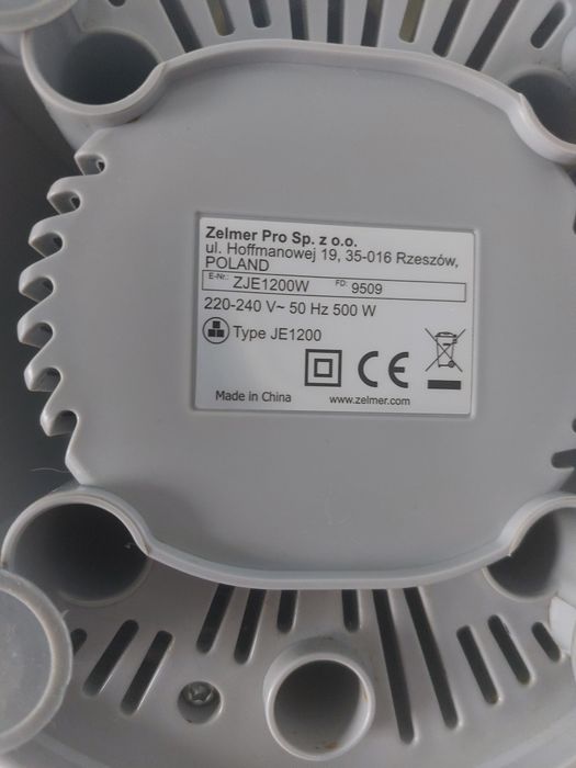 Stan BD Sokowirówka Zelmer ZJE1200