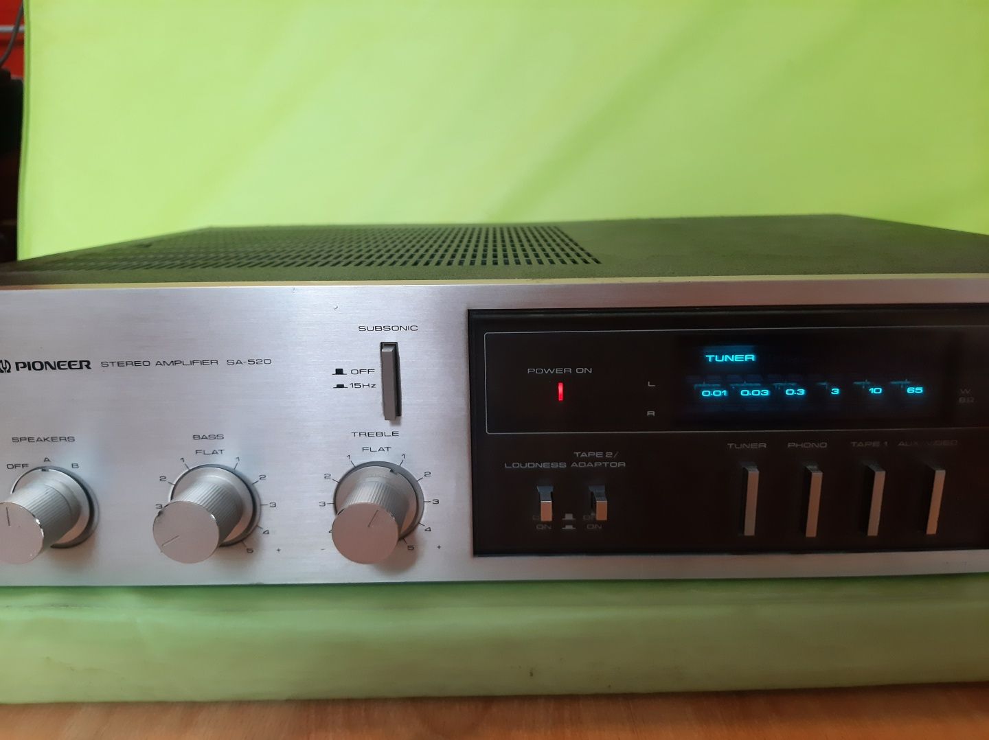 Pioneer SA-520 Amplifier Wzmacniacz Blue Line