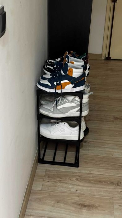 Pudełka z 4 poziomami dom przechowywanie metalowa