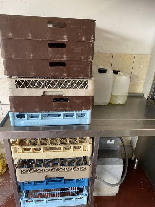 Zmywarka przemyslowa Ecomax/zlew/ususacz/zmiekczacz wody/pojemniki