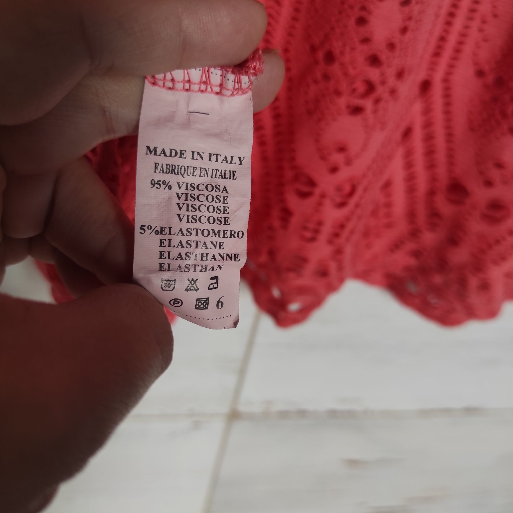 Bluzeczka ażurowa pareo XXL