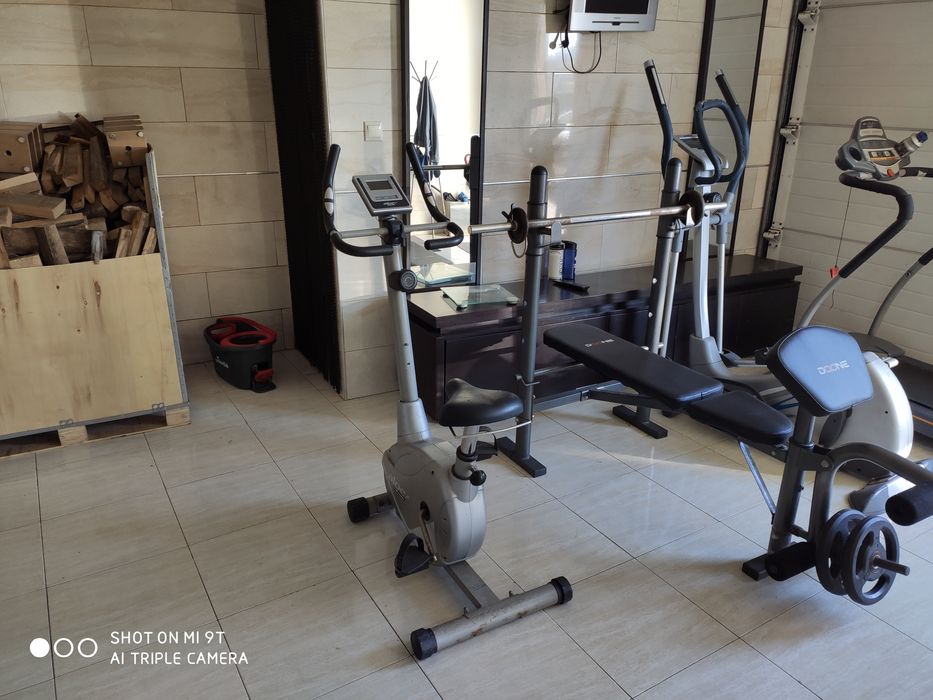 Conjunto de máquinas de ginásio BH