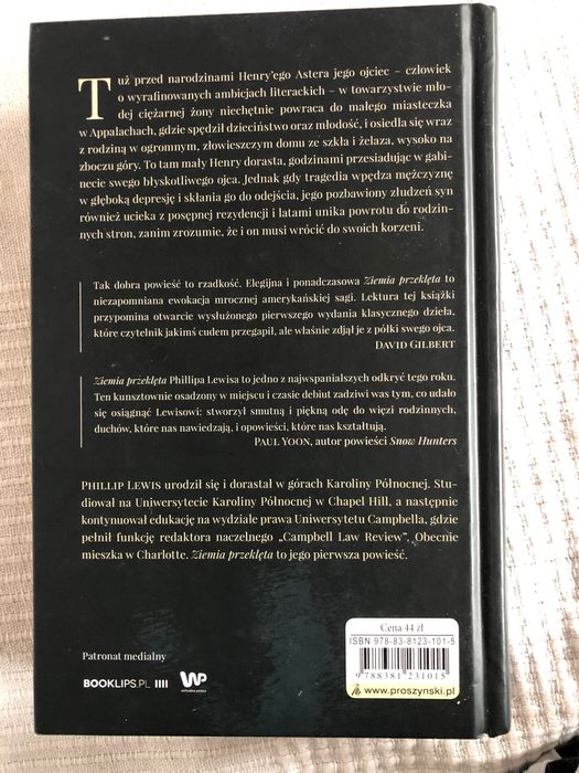 Philippe Lewis „Ziemia przeklęta” powieść
