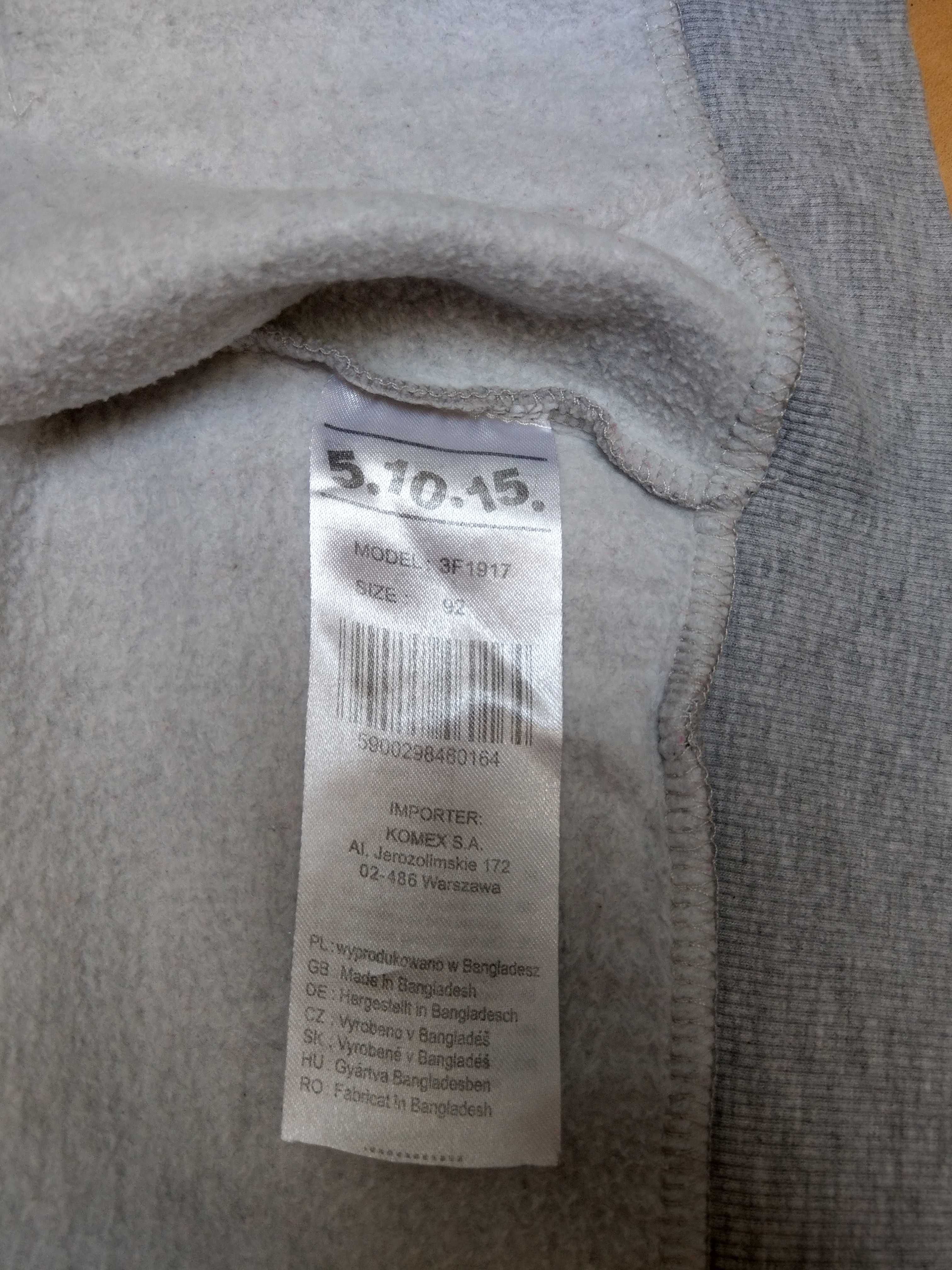 Bluza z ociepleniem 92 rozmiar