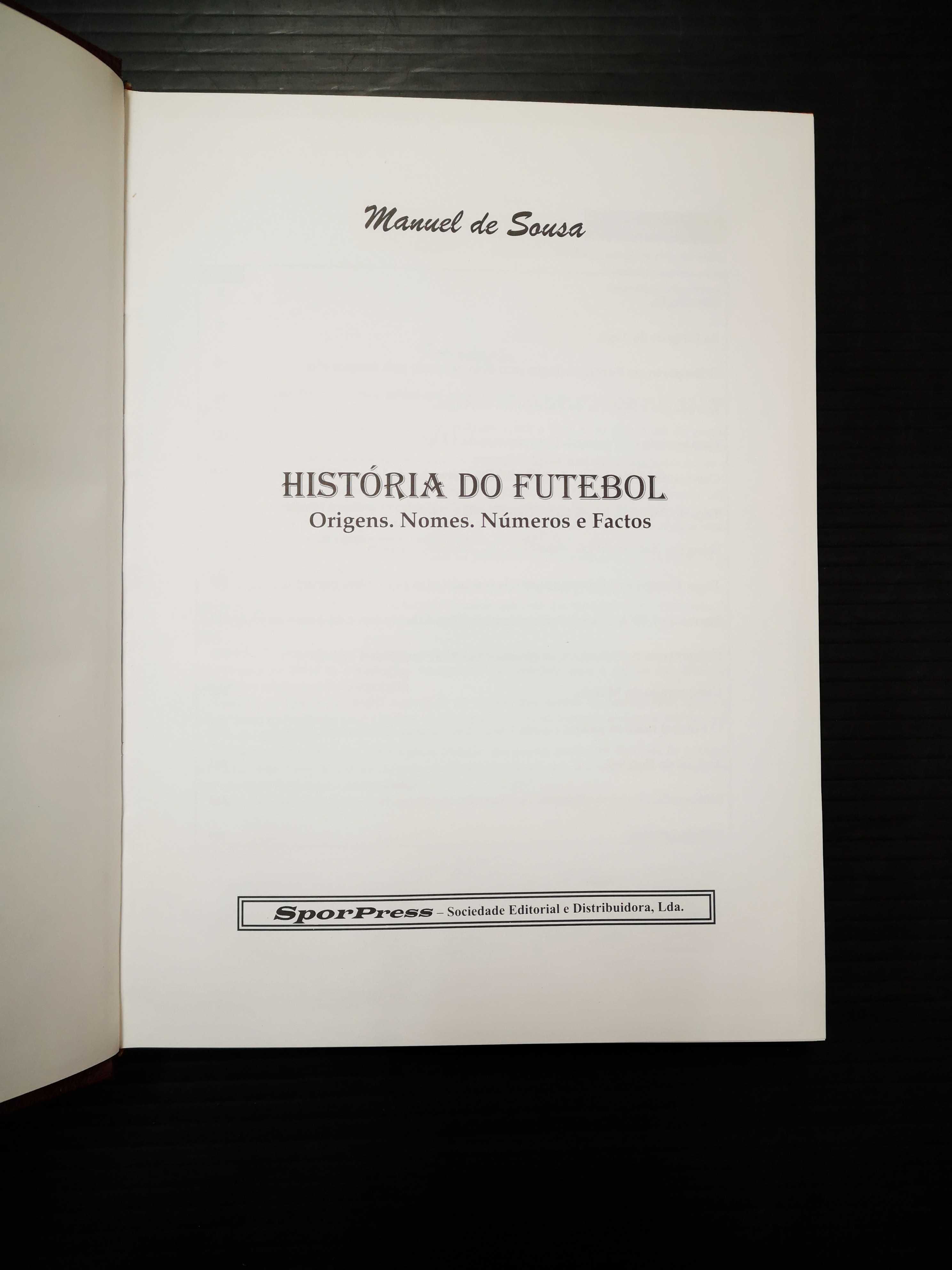 FUTEBOL - Livro "História do Futebol", de Manuel de Sousa