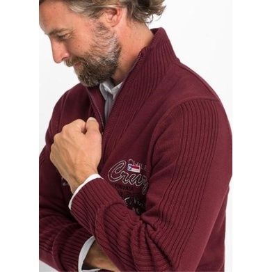 bonprix sweter golf rozpinany czarny męski 44-46