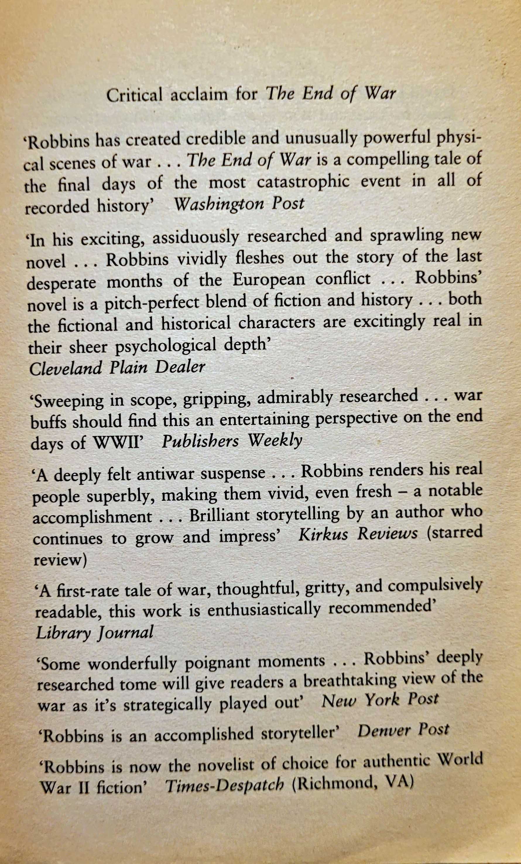 The End of War por David L. Robbins Ataque a Berlim 2ª Guerra Mundial