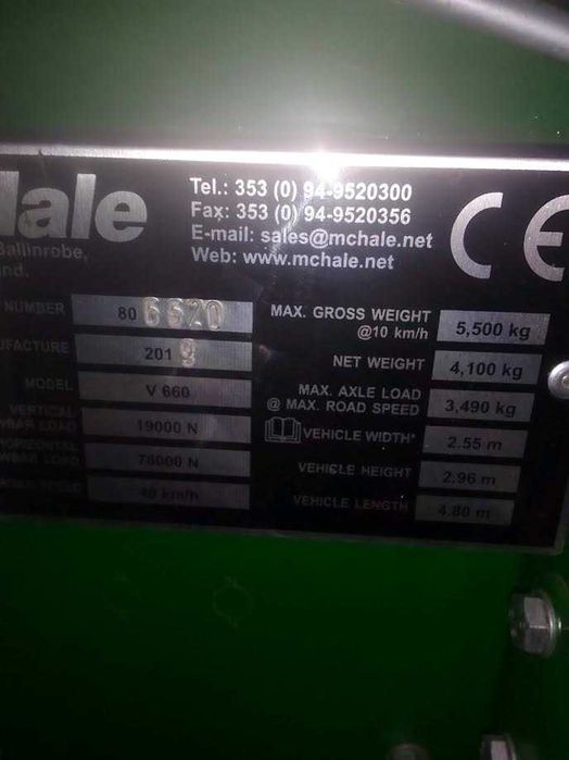 sprzedam prasę McHale v660