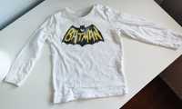 Biała bluzka z długim rękawem Sinsay Batman r 86