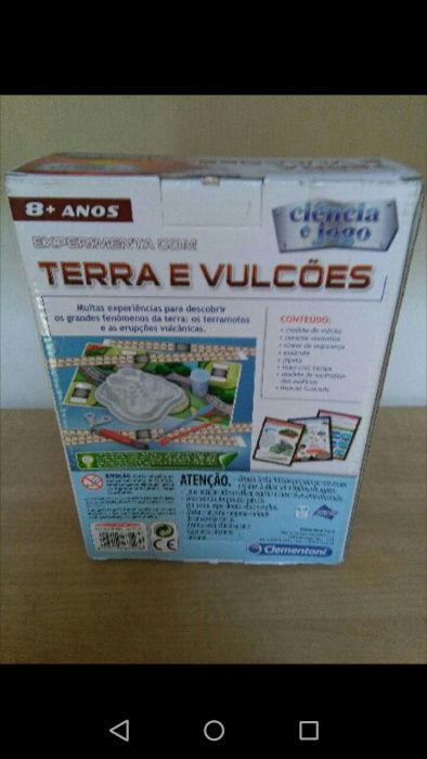 Jogos Educativo Terras e Vulcões