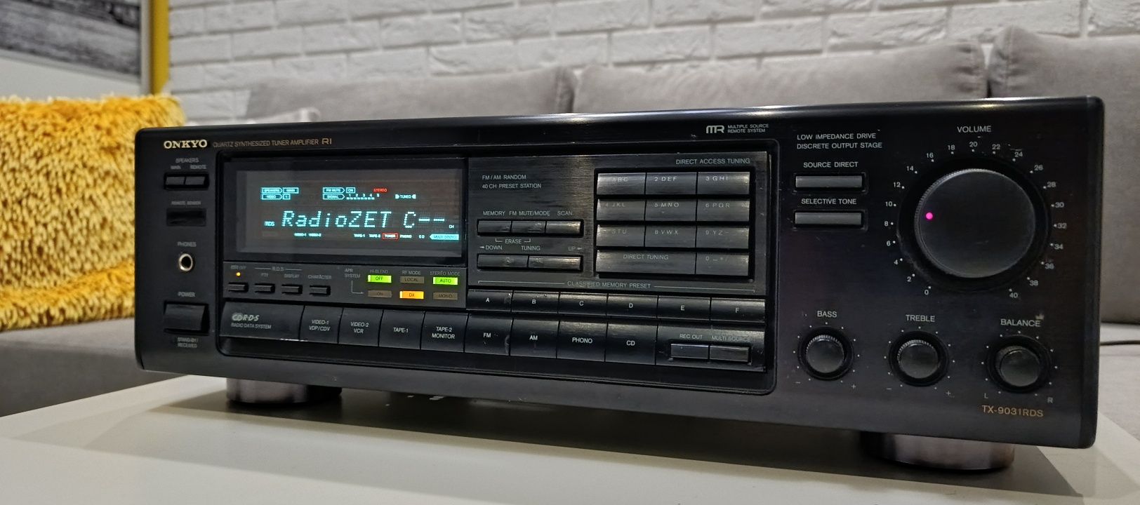 ONKYO TX-9031 RDS amplituner A/V. Stan idealny.