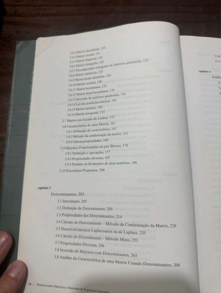 Livro noções sobre Matrizes e Sistemas de Equações Lineares