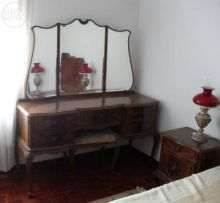 Quarto Queen Anne Rico em Mogno - Mobilia Completa