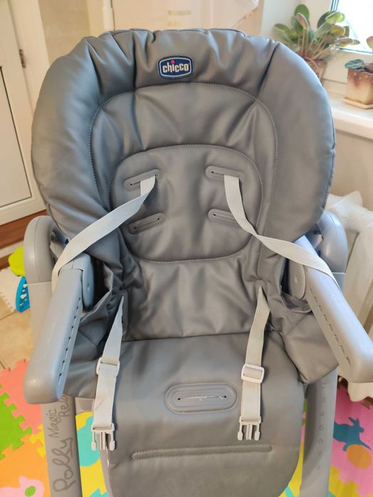 Стільчик для годування Chicco Polly Magic Relax Graphite