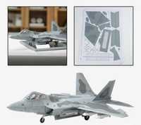Model papierowy samolotu Raptor f-22, modelarstwo, modele