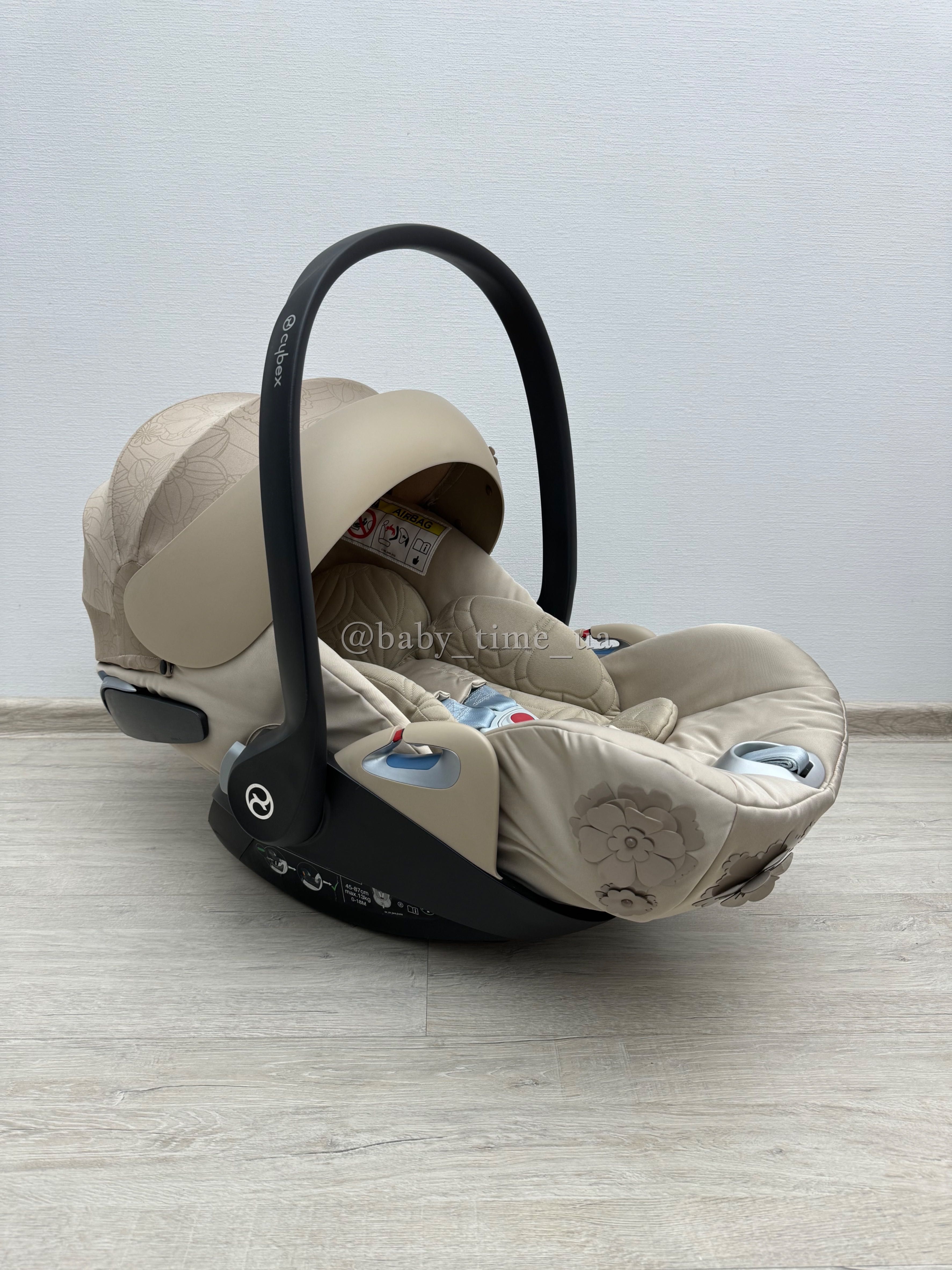 Cybex Cloud Z Simply Flowers Pink/Beige автокрісло Сайбекс лімітоване