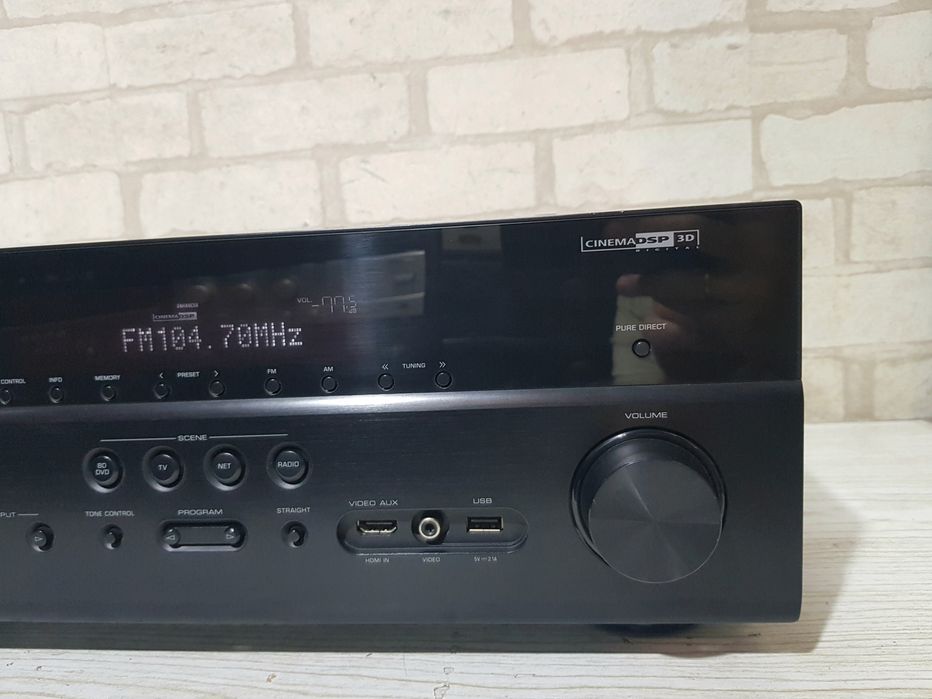 Пульт!7.1AV-ресивер Yamaha RX-V673 7х150Вт USB,4K,USB,AirPlay