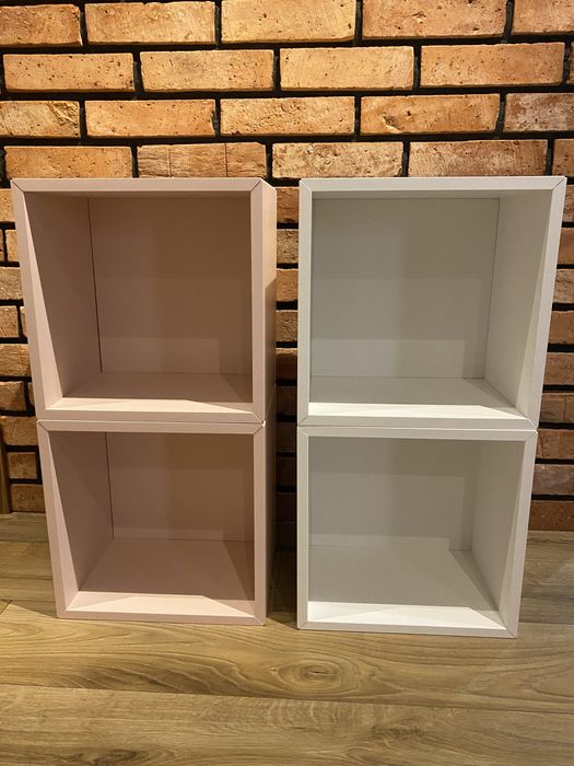 4 półki ścienne w dwóch kolorach