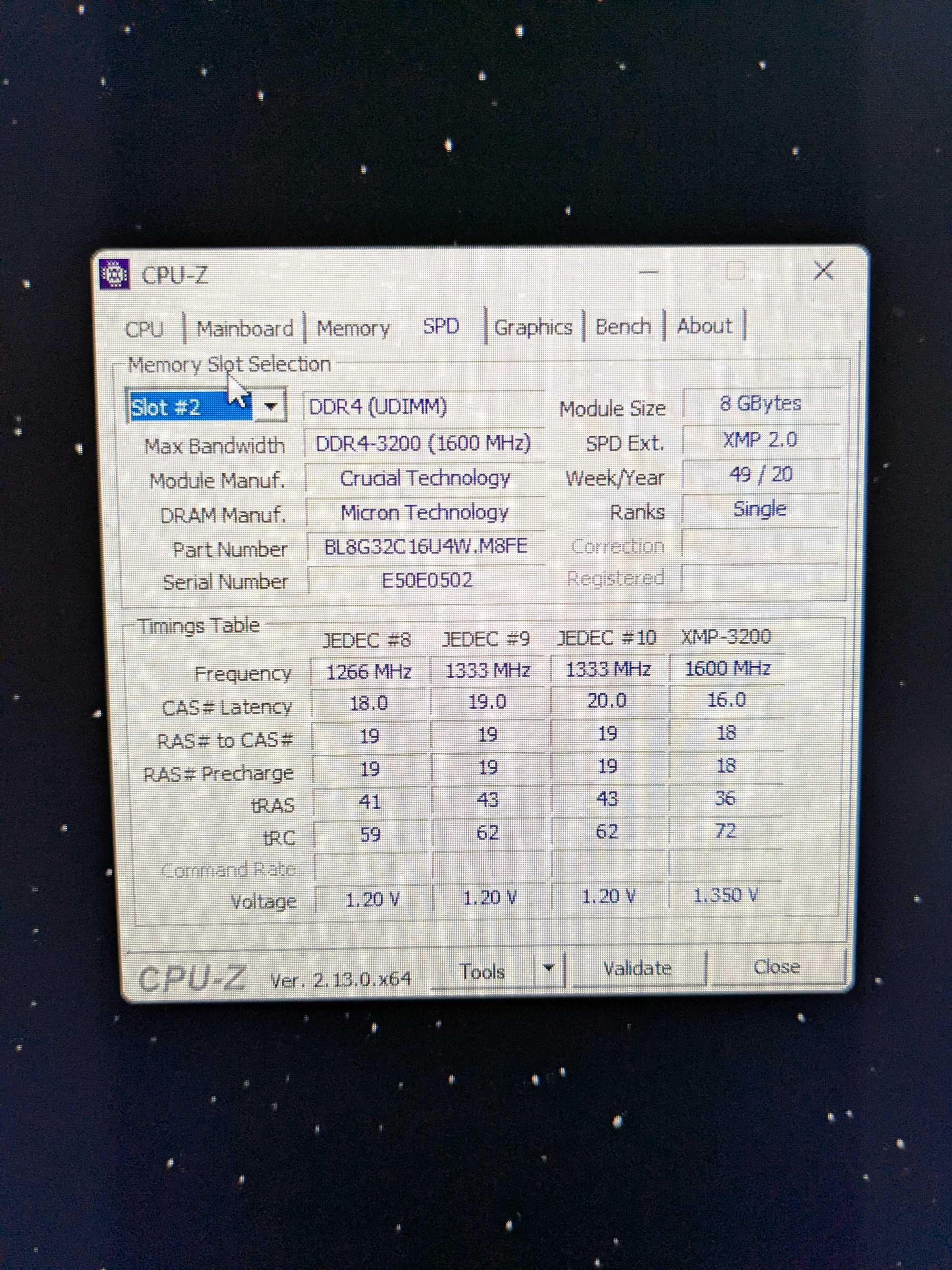 ОЗУ DDR4 2×8GB 3200MHz CL16 Crucial Ballistix