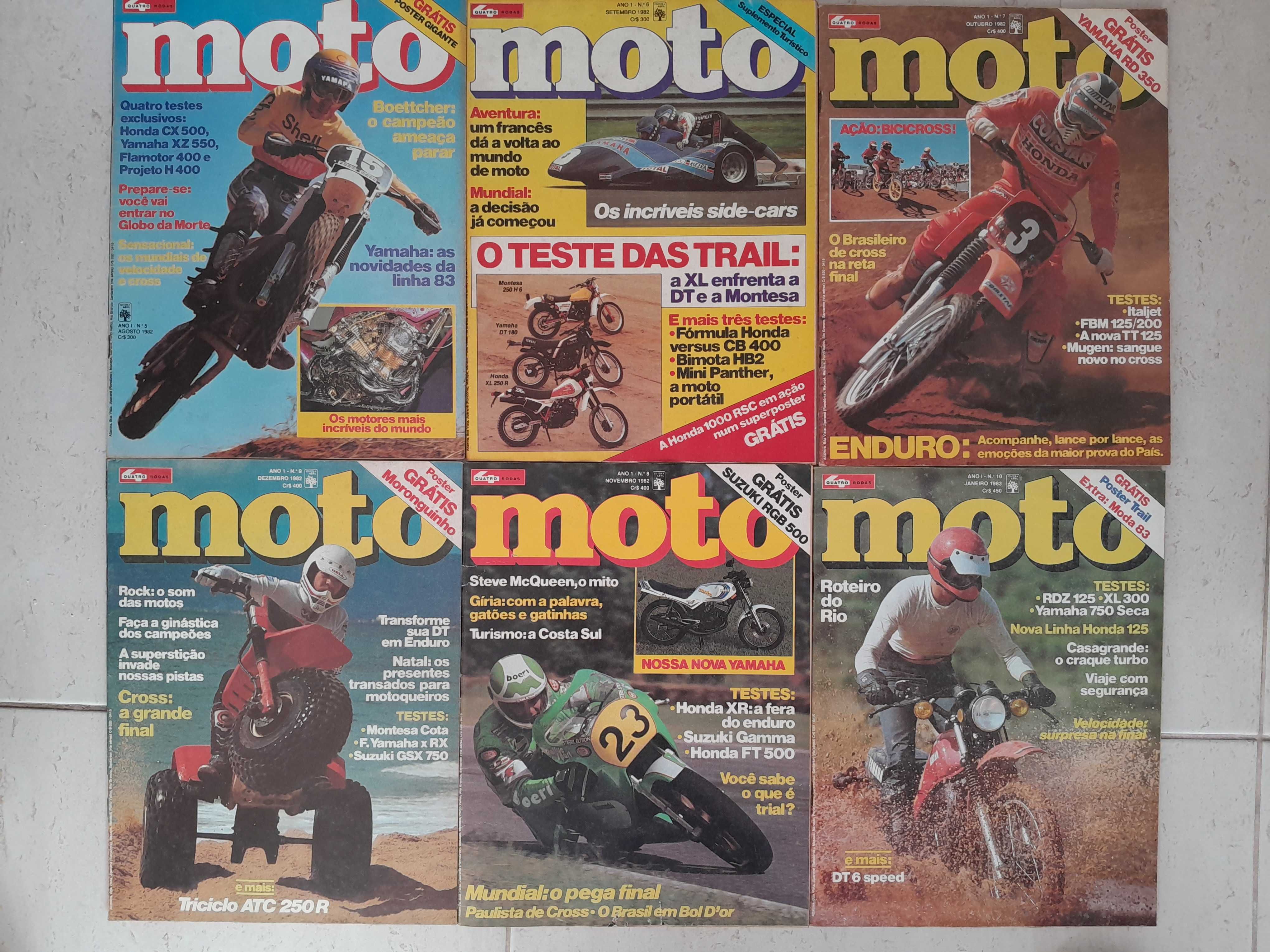 Revistas Moto anos 80