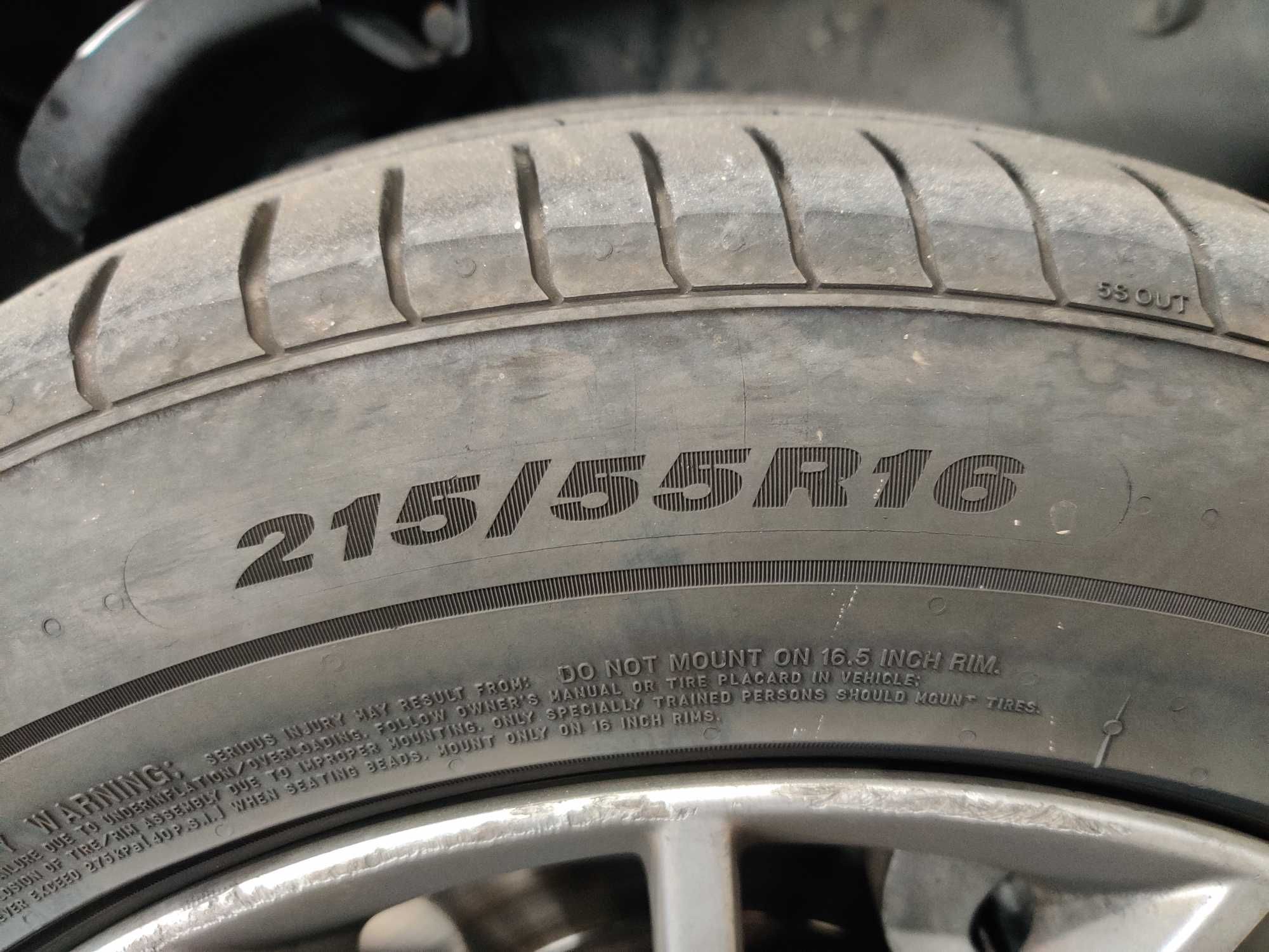 Jantes Volvo Originais com Pneus semi novos