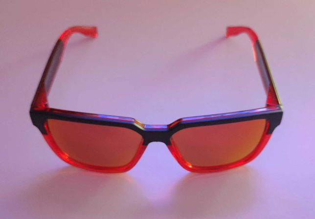 Óculos de Sol Hawkers Black Red Crystal Ruby