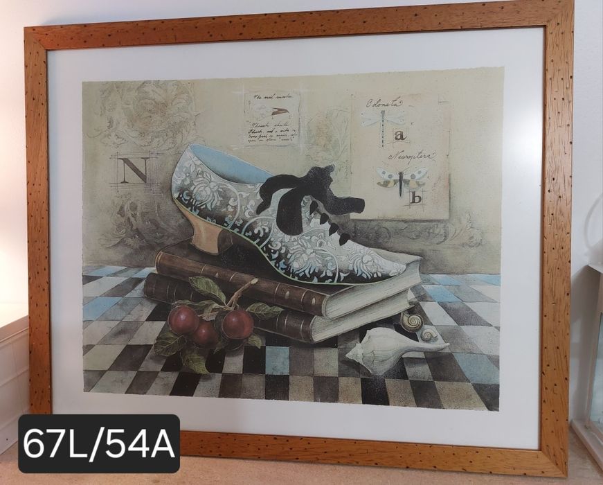Quadro Pensamentos Azuis
