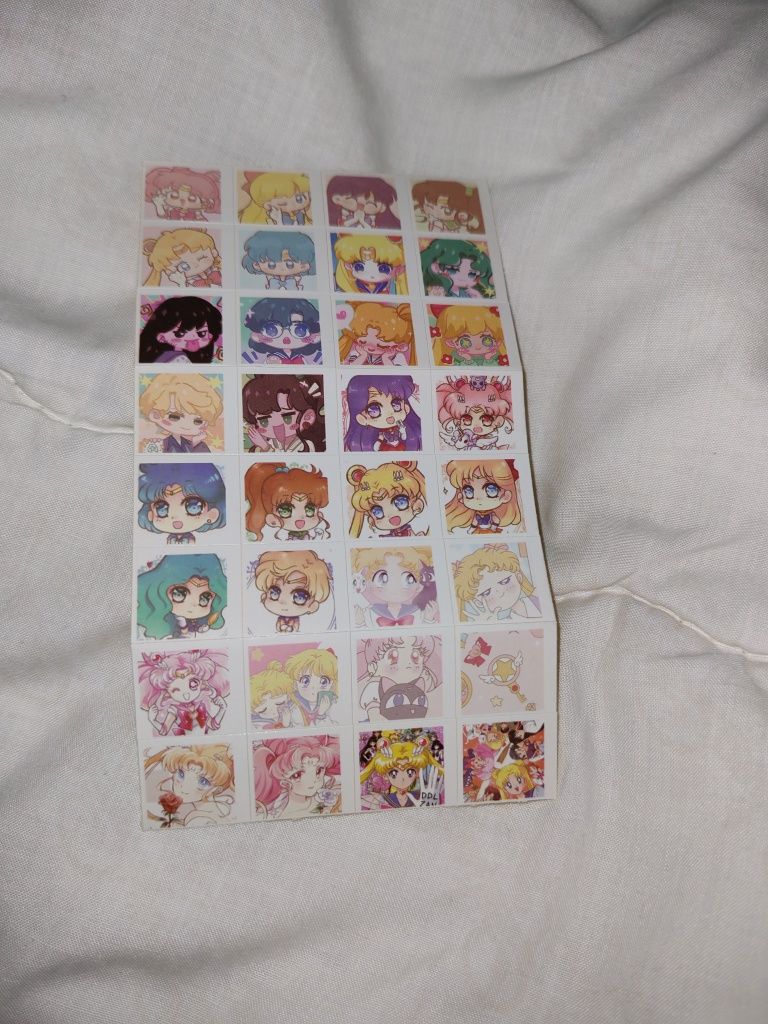 Cartas + autocolantes Sailor Moon