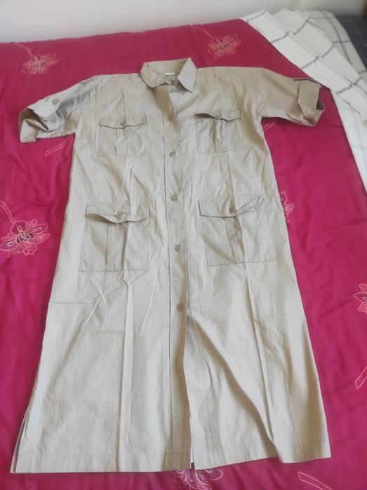 Vestido bege tamanho L