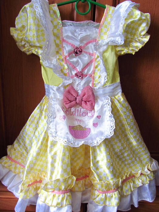 Плаття жовте цукерка конфета, цветок-лютик, 5-6 лет.