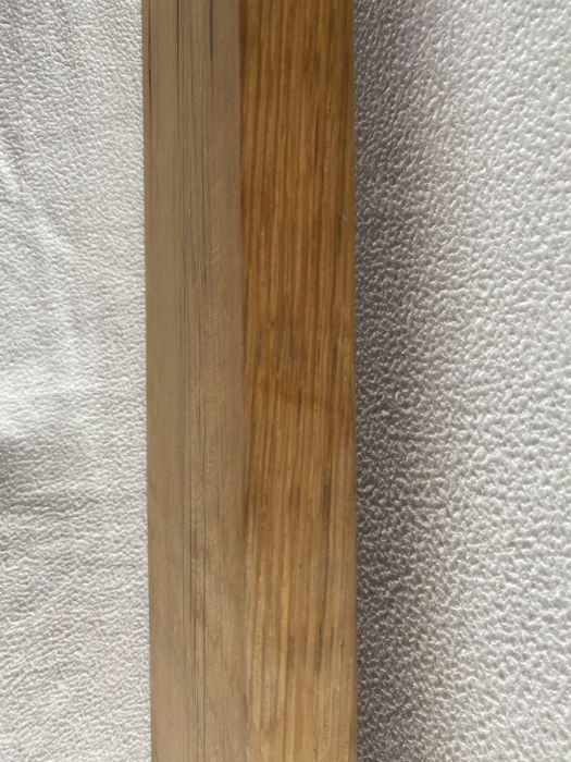 Deska dębowa, długość to 146,5 cm, szerokość 19 cm, grubość 3 cm