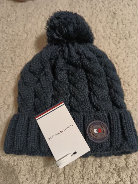Czapka zimowa Tommy Hilfiger granatowa NOWA