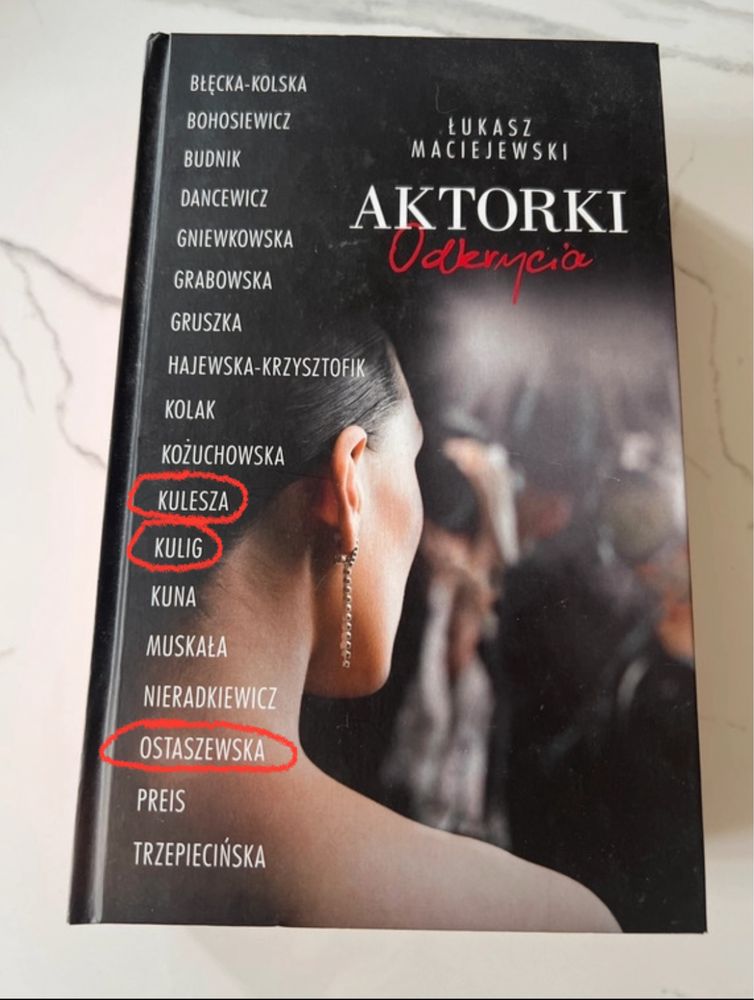 Aktorki. Odkrycia KSIĄŻKA Maciejewski