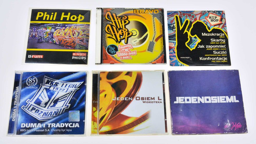 42 płyty CD: polski rap hip-hop - Liroy OSTR Nagły Atak Slums Attack